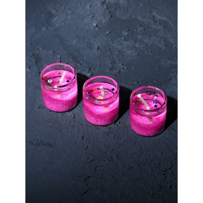 Свечи на Новый Год, гелевые «Новогодняя коллекция: С новым годом», 6 шт , 2,5 х2,5 х 2,5 см Свечи на Новый Год, гелевые «Новогодняя коллекция: С новым годом», 6 шт , 2,5 х2,5 х 2,5 см