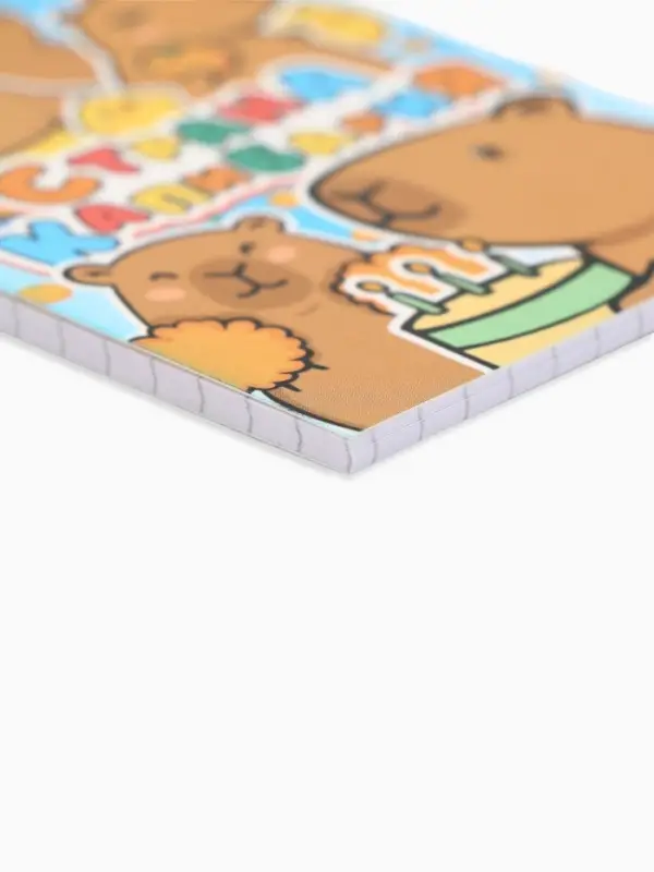 МИКС блокнотов на гребне в клетку  А7, 32 л "Капи-блокнот"