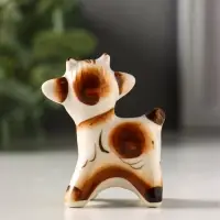 Фигурка фарфор &laquo;Сеня козлёнок&raquo;, 5.5 см, гжель цветная, МИКС