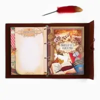 Родословная книга &laquo;Наш род&raquo;, с пером, 56 листов, бордо, 35&times;25 см