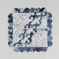 Коробка для печенья, кондитерская упаковка с пластиковой крышкой, «23 февраля», 21 х21 х 3 см