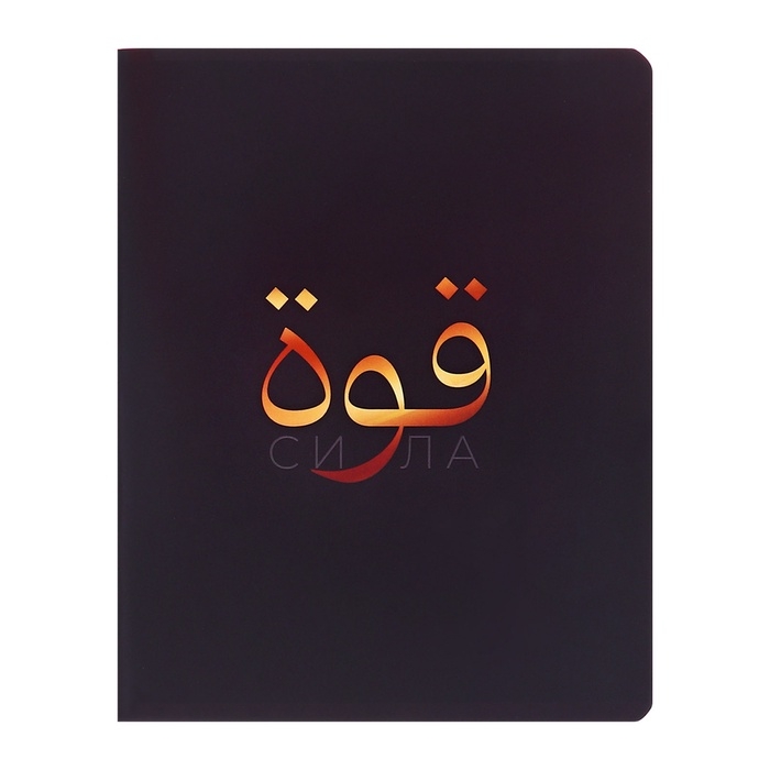 Тетрадь 48л кл Тетрадь 48л кл "Фразы - Арабская вязь", обл мел карт+мат.лам+выб.Уф.лак МИКС