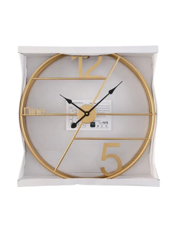 Часы настенные интерьерные &laquo;Ектон&raquo;, серия: Лофт, металл, бесшумные, плавный ход, d=59 см, от батарейки 1&times;АА