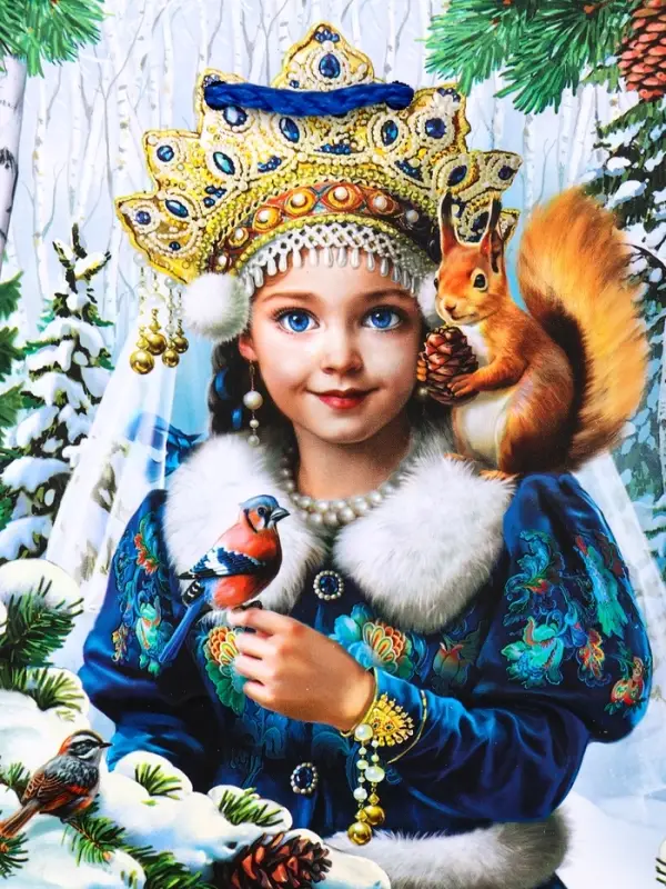 Пакет подарочный новогодний ламинированный, «Новогодняя пора» , 11.5×6.5×14.5 см