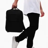 Рюкзак городской на молнии, с USB, 4 кармана, размер 30&times;12&times;43 см, чёрный