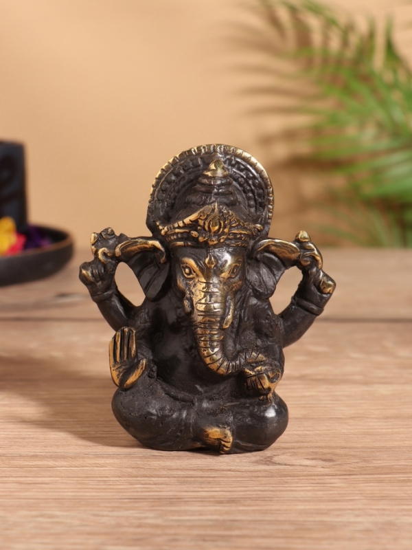 Сувенир бронза Сувенир бронза "Ганеша" 9х4х10 см