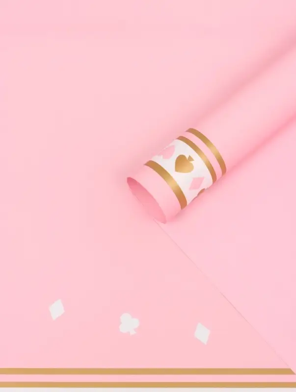 Пленка флористическая для цветов и букетов &laquo;Удача&raquo;, розовая, 57&times;57 см