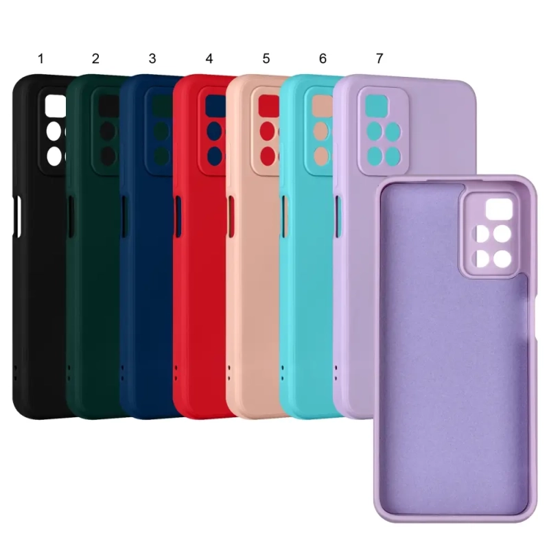 Чехол Xiaomi Redmi 10 цветной силикон Чехол Xiaomi Redmi 10 цветной силикон