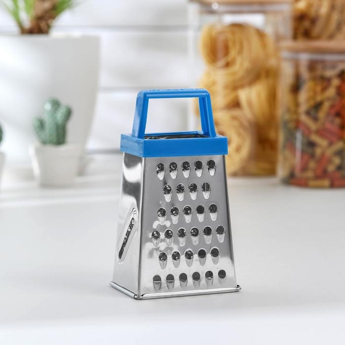 Тёрка четырёхгранная Доляна «Классика», 15 см, цвет МИКС Тёрка четырёхгранная Доляна «Классика», 15 см, цвет МИКС