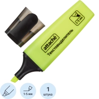 Маркер текстовыделитель Attache Colored 1-5мм желтый