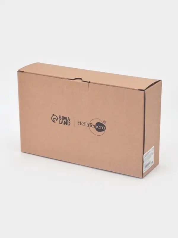 Форма для запекания BellaTenero, 1.2 л, 28.4&times;16.3&times;6.2 см, с бамбуковой крышкой, керамика, белая