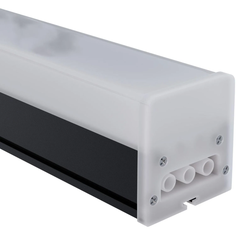 Светильник светодиодный линейный, универсальный, 30Вт, 4000К, IP40, чёрн