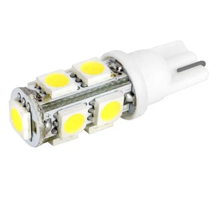 Лампа светодиодная T10(W5W), 12В 9 SMD диодов, без цоколя Skyway, ST10-9SMD-5050, S08201131 Лампа светодиодная T10(W5W), 12В 9 SMD диодов, без цоколя Skyway, ST10-9SMD-5050, S08201131