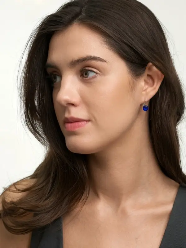 Серьги со стразами &laquo;Конфетти&raquo;, каникулы круг, цвет МИКС в серебре