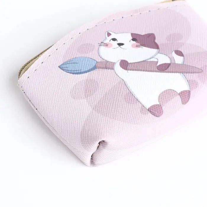 Кошелёк детский &laquo;Котик&raquo; Выбражулька, маленький, монетница, МИКС