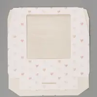 Коробка подарочная складная &laquo;Сердце&raquo;, 20&times;20&times;4 см, с окном