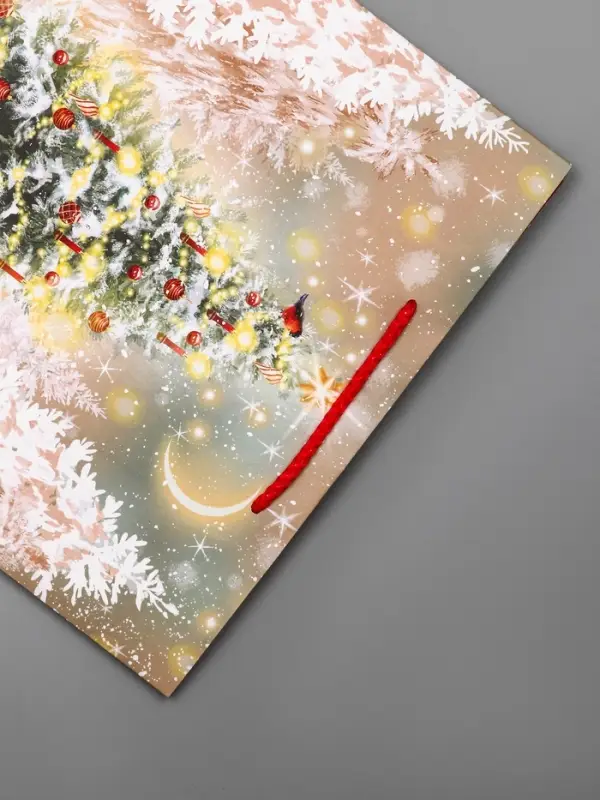 Пакет подарочный новогодний ламинированный, «Подготовка к Новому Году» , 26×12×32 см Пакет подарочный новогодний ламинированный, «Подготовка к Новому Году» , 26×12×32 см