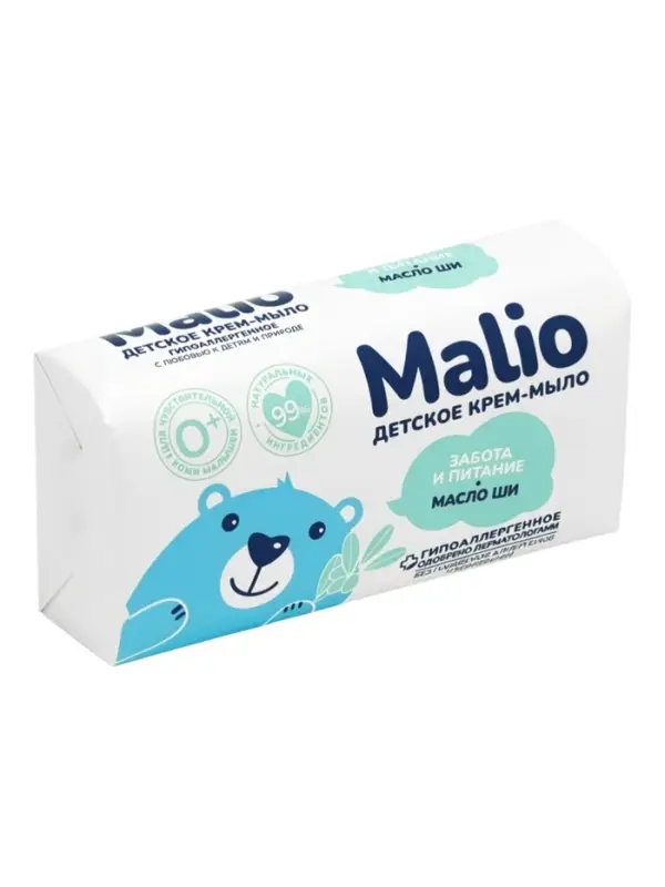 Крем-мыло туалетное детское &laquo;Малио&raquo; масло ши, 140 г