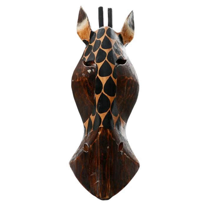 Маска дерево "Жираф" 50х16х7 см