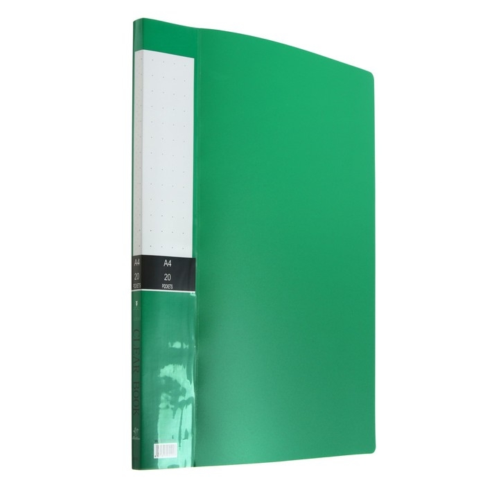 Папка А4, 20 файлов, 400 мкм, МИКС Папка А4, 20 файлов, 400 мкм, МИКС