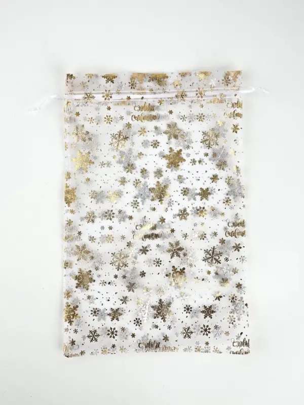 Набор мешков «С Новым счастьем!», органза, 10 шт, 20 х 30 см Набор мешков «С Новым счастьем!», органза, 10 шт, 20 х 30 см