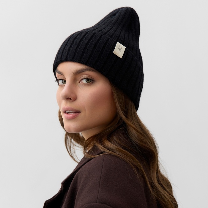 Шапка женская MIST, черный, р. 56 Шапка женская MIST, черный, р. 56
