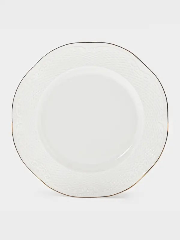 Тарелка WY Empire, d=18 см, фарфор, белая