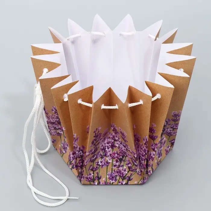 Аквабокс для цветов «Лаванда», 14.5 х 14.5 х 14.5 см