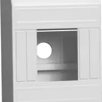 KREPTA 3 Корпус пластиковый КМПн 1/4 IP20 белый IEK