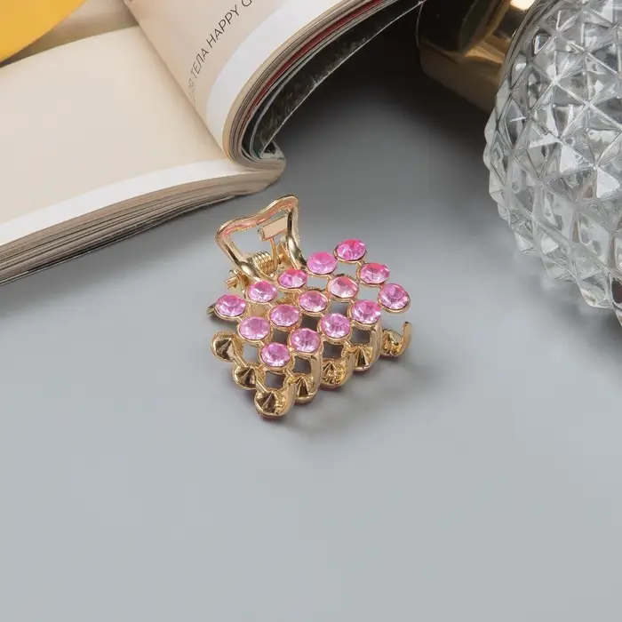 Крабик для волос «Классик», 2.5 см, золото МИКС