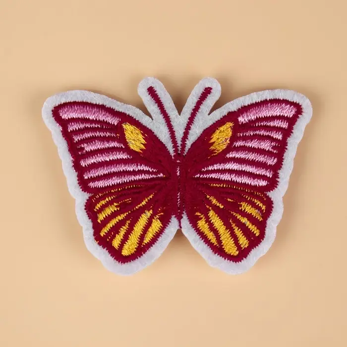 Аппликация «Бабочка», на липучке, с клеевой основой, 5.6×4.2 см