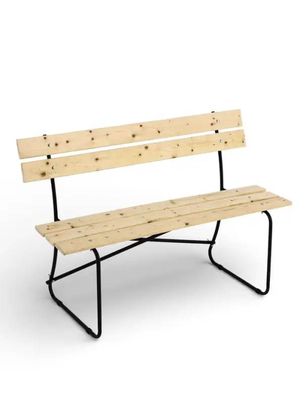 Скамейка деревянная, 120&times;50&times;82.5 см, для дачи и сада