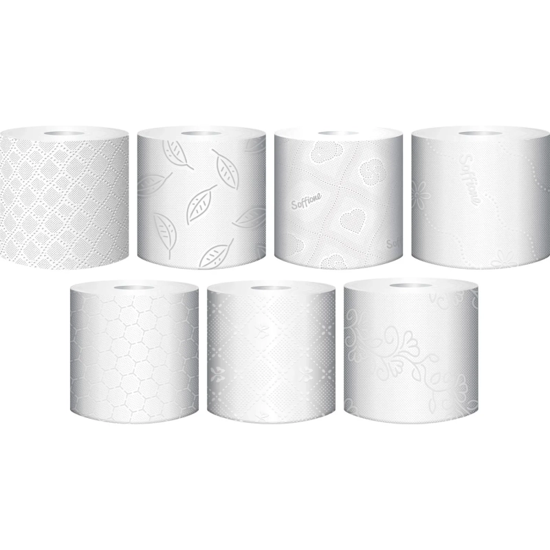 Бумага туалетная Soffione Smart 3сл белая 15,12м 32рул/уп