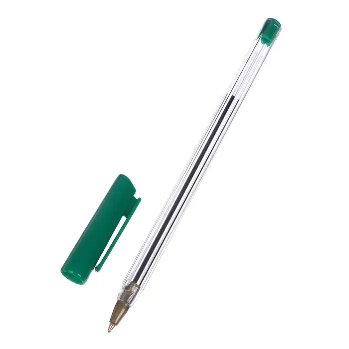 Набор шариковых ручек Calligrata, 4 цвета, узел 1.0 мм, прозрачный корпус