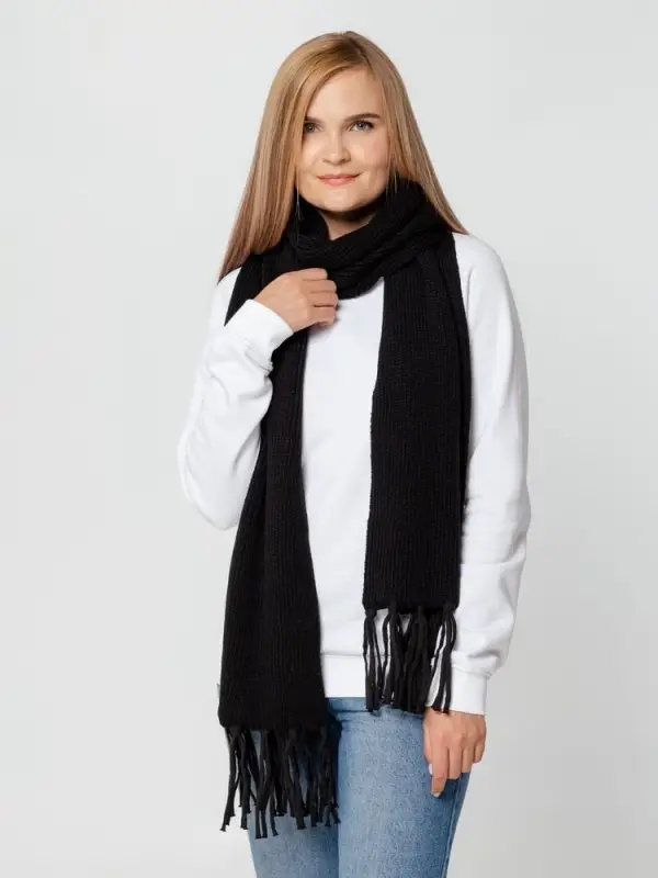 Шарф Flette, черный Шарф Flette, черный