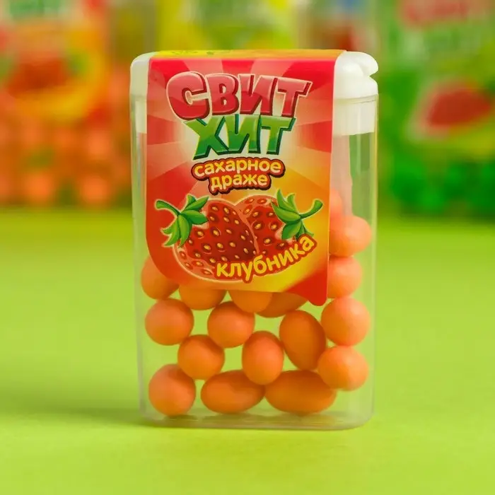 Драже сахарное Драже сахарное "Свит хит" ассорти в стенде, 12 г