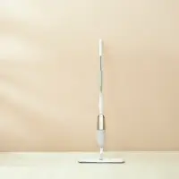 Швабра с распылителем и смен. насадкой тм VETTA, ручка 118см нерж.cталь, насадка микрофибра 41x12см