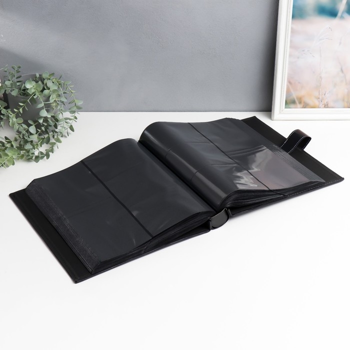 Фотоальбом на 1000 фото 10х15 см Фотоальбом на 1000 фото 10х15 см "Чёрный" кожзам 36,8х33х6,5 см