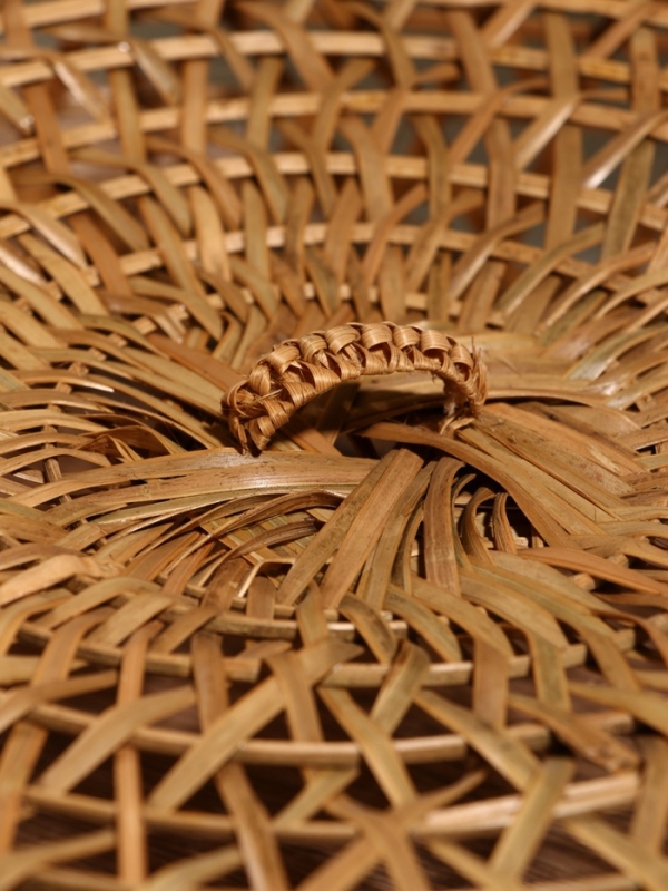 Корзина плетёная  Корзина плетёная "Баскет" бамбук 40х40х60 см, светлая