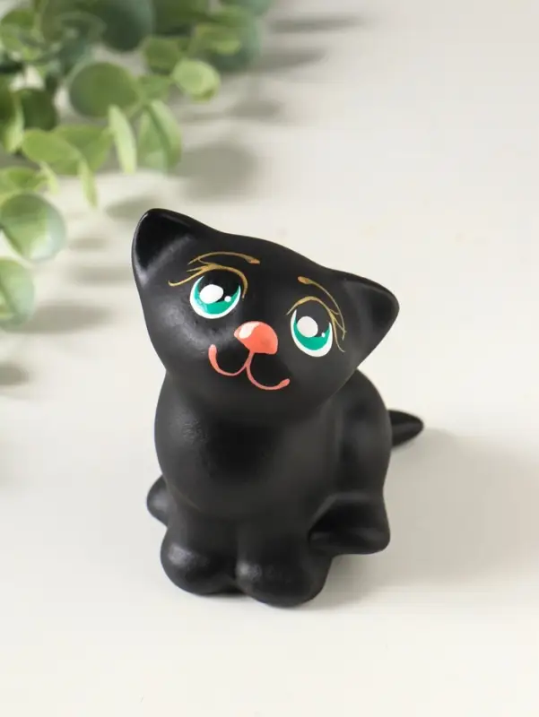 Фигурка керамика &laquo;Котёнок Мурзик&raquo;, 7&times;8&times;9 см