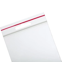 Пакет с замком (Zip Lock) с европодвесом 8 х 12 см, 60 мкм, 100 шт/уп