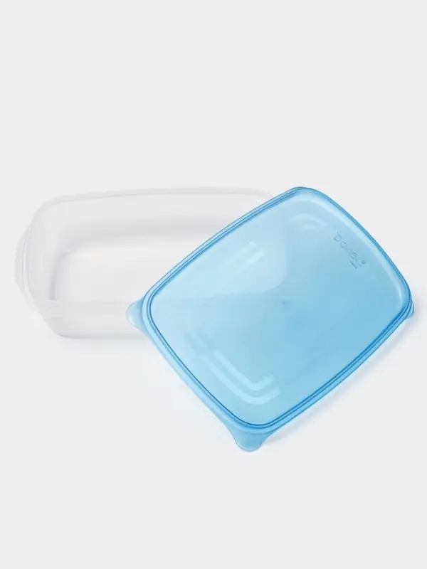 Набор контейнеров для хранения еды Darel plastic &laquo;Трио&raquo;, 3 шт., 700 мл, пластик, прозрачный, крышка МИКС