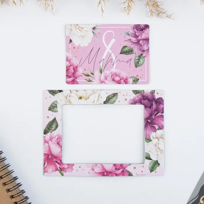 Магнит фоторамка «8 Марта», 14×10 см