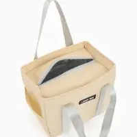 Термосумка на молнии, 6.4 л, цвет бежевый Термосумка на молнии, 6.4 л, цвет бежевый