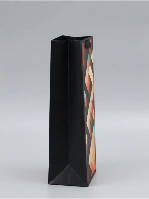 Пакет ламинированный под бутылку &laquo;Абстракция&raquo;, 13&times;36&times;10 см
