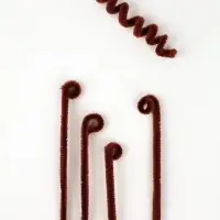 Синельная проволока набор 50 шт., коричневая, 30 см