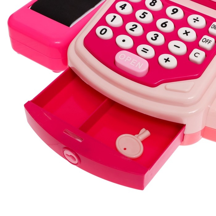 Касса «Крутой магазинчик» со сканером, корзиной и аксессуарами Касса «Крутой магазинчик» со сканером, корзиной и аксессуарами