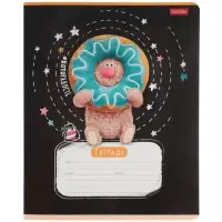 Тетрадь 18л кл Hatber "Кофейные коты", на скобе, скругл углы, 60-65г/м&sup2; 5В МИКС