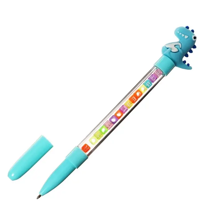 Ручка-прикол &laquo;Дракон&raquo;, с кубиками, синий стержень, гелевая, МИКС