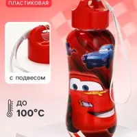 Бутылка для воды пластиковая &laquo;Молния Маккуин&raquo;, 350 мл, Тачки